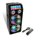 Pyle 500W Bluetooth 2-WAY Pa Speaker System W/portability & Sd Card PSUFM1035A New. Price: $201.99.