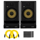 Krk Rokit RP8 G5 8" Studio Monitors 2-PACK With Yellow Xlr Cables New. Price: $639.40.