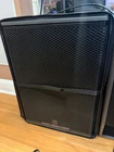 Rcf 18-AX Active Subwoofer With Cover, Casters Store Display Open. Price: $2159.00.
