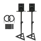 Mackie CR4.5BT 4.5" Powered Bluetooth Studio Monitor Speakers Pair With Stands New. Price: $187.40.