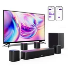 Ultimea 7.1CH Surround Soundbar Tv Subwoofer 4 Speakers Home Theater 330W -black New. Price: $139.99.