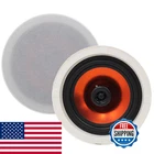 Herdio Inch Ceiling Speakers Max Power 240 Watts Way Flush Mount Wall New. Price: $72.40.