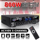 800W Surround Sound Bluetooth Audio Power Amplifier Receiver Home Theater Stereo New. Price: $90.57.