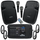 Warzone WDP25T 1500W Active Pa Speaker System With Mixer & Bluetooth. Price: $469.99.