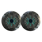 Kicker 6.5" 195W Marine Multi Led Speakers (pair) W/charcoal Salt Water Grilles Open. Price: $159.98.
