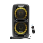 Party Speaker By Dolphin, Portable Bluetooth On Wheels With Sound Act... New. Price: $254.93.
