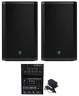 (2) Mackie THRASH215 15" 1300 Watt Powered Active Dj Pa Speakers + MIX5 Mixer New. Price: $744.85.