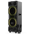 Dolphin Dual X-bass Party Speaker 120W Rms, Wavesync, Led, Wireless Mics New. Price: $349.00.