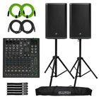 Mackie Thrash 215 15" 1300W Powered Speakers Pair PROFX10V3+ Mixer New. Price: $1045.40.