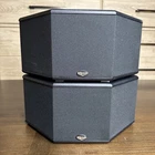 Klipsch SS.5 Black Surround Sound Speakers 50 Watts Max 8 Ohms Tested Pair Used. Price: $97.28.