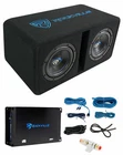 Rockville DK58 Package Dual 8" 1600W Loaded Car Subwoofer ENCLOSURE+DB11 Amp New. Price: $199.95.