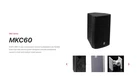 Eaw MKC60 Black Speaker New. Price: $480.00.