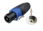 Neutrik - NA4LJX Phone To Speakon Adapter Open. Price: $12.99.