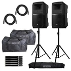 Electro-voice Eviva 15P 15" 2-WAY Powered Portable Active Speakers Pair Bags New. Price: $1036.40.