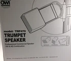 Owi TRP-04 Ohms Outdoor/indoor Trumpet Speaker/white New. Price: $41.99.