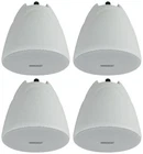 4) Rockville PEN-40T White 4" 70V Hanging Pendant Speakers Commercial/restaurant New. Price: $220.80.