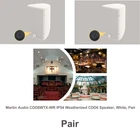 Martin Audio CDD6WTX-WR IP54 Weatherized Speaker, White, Pair Excellent. Price: $899.00.