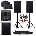 (2) Qsc K12.2 12" 2000W Powered Speakers + KS118 18" Subwoofer New. Price: $4598.40.
