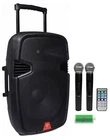 Rockville RAM15BT 15"PORTABLE Rechargeable 800W Dj Pa Speaker, 2 Mics, Bluetooth New. Price: $274.95.