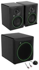 Pair Mackie CR4.5BT 4.5" Powered Studio Monitors W/bluetooth/tone CONTROL+8" Sub New. Price: $348.90.