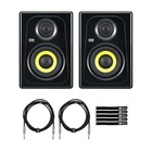 Krk K3-NA Kreate 3" Studio Monitor Reference Speakers Pair Cables New. Price: $187.40.