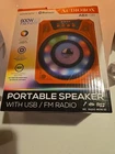 Audiobox Portable Speaker With Usb Fm Radio New. Price: $15.99.