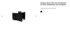Bose Professional Surface Mount Pan Tile Bracket Amu, Designmax Freespace New. Price: $65.00.