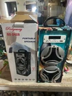 Ridgeway Portable Speaker BS-2428 Bluetooth, Aux, And Usb Inputs 120 New. Price: $20.00.