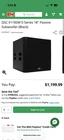 Qsc E118SW Inch Passive Subwoofer 3200W High Output Pro Audio Speaker System Open. Price: $900.00.