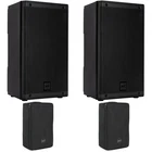 Rcf Art 910A 2,100W 10" Powered Speaker (pair) Cover Bundle New. Price: $1836.00.