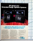 Electro-voice Ev Extended Range Speaker Ad 1980S SH-1502ER SH-1512ER Audio Used. Price: $17.10.