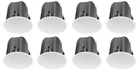 (8) Jbl Control 418C/T 8" Commercial 70V/8-OHM Ceiling Speakers Restaurant/bar New. Price: $2283.96.