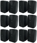 12 Rockville WET-40B 4" 70V Commercial Indoor/outdoor Wall Speakers Black Swivel New. Price: $514.70.