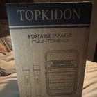 Topkidon FUUNTOKE-01 Portable Karaoke System Brown Bluetooth Usb Fm Mic New. Price: $28.24.