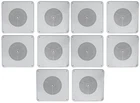 (10) Rockville MS81 Metal 8" 70V Commercial Background Music Pa Ceiling Speakers New. Price: $279.75.