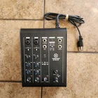 Harbinger M100-BT Portable 4-CHANNEL Powered Mixer W/ Bluetooth Pa System Used. Price: $95.00.
