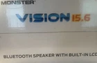 Monster Vision 2 Portable Bluetooth Speaker And Built-in 15.6" Lcd Tv, 1080P Fhd New. Price: $289.95.