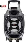 Qfx PBX-61081BT Portable Rechargeable Bluetooth Speaker 8" Woofer Fmremote 2600W New. Price: $218.99.