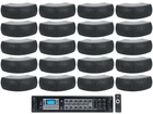 Rockville RCS650-6 650W Zone 70V Commercial/restaurant AMPLIFIER+(20) Speakers New. Price: $1853.95.