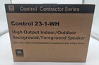 New Jbl Control 23-1-WH Weather-resistant 100W Background/foreground Speakers. Price: $228.00.