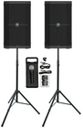 2) Mackie THUMP210XT 10" 1400W Powered Dj Pa Speakers+air Assist Stands+mic New. Price: $784.85.