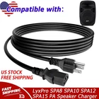 Ul 6FT Ac In Power Cord For Lyxpro SPA8 SPA10 SPA12 SPA15 Portable Speaker New. Price: $10.66.