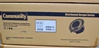 Community D6-BC / 6.5" 2-WAY 8 Ohm Or 70V 100V Ceiling Speakers Black (pair) New. Price: $119.95.