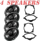 Pair (qty 4) Pioneer TS-G1620F Front & Rear 6.5" Speaker Kit For Kia Hyundai New. Price: $158.99.