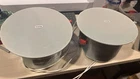 Pair Biamp Desono CM30DTD 4.25" 2-WAY Ceiling Speakers 70V/16-OHM White +mounts Used. Price: $120.00.