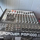 Behringer PMP1000 Europower 500W 12-CHANNEL Powered Mixer + Multi-fx Processor Used. Price: $115.00.