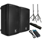 Kustom KPX12A 12" Powered Loudpeaker Pair With Stands Strip New. Price: $649.99.