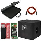 Electro Voice EKX-15S-CVR Padded Speaker Covers + Storage Case Cable New. Price: $163.40.
