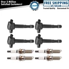 Ignition Coil & Iridium Spark Plug Kit Set For Acura Honda L4 2.4L New. Price: $129.85.