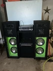 Hoss Power SBPG212 Pa Speaker System Wired Black/green Used. Price: $725.00.